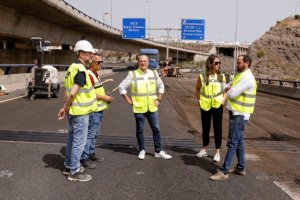 El Cabildo comienza la impermeabilizaci&oacute;n del viaducto del Guiniguada que mantendr&aacute; cerrado un tramo de la circunvalaci&oacute;n un mes