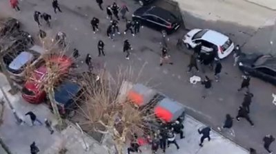Multitudinaria pelea entre ultras del Celta y del Rayo fuera de Balaídos