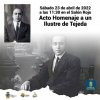 Tejeda: Acto de homenaje al doctor Jos&eacute; Domingo Hern&aacute;ndez Guerra 'Un Ilustre de Tejeda'