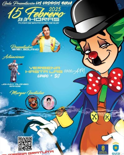 Gala de Presentaci&oacute;n de Los Chismosos Murga este s&aacute;bado en la Plaza Grande de Gu&iacute;a de Gran Canaria