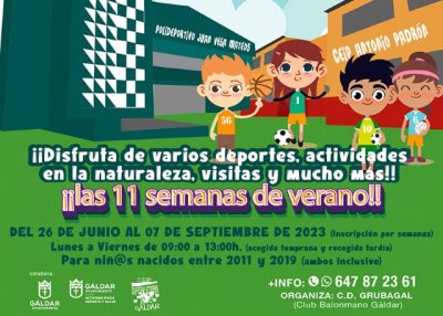 La IV Escuela de Verano Multideporte de G&aacute;ldar apura sus &uacute;ltimas plazas