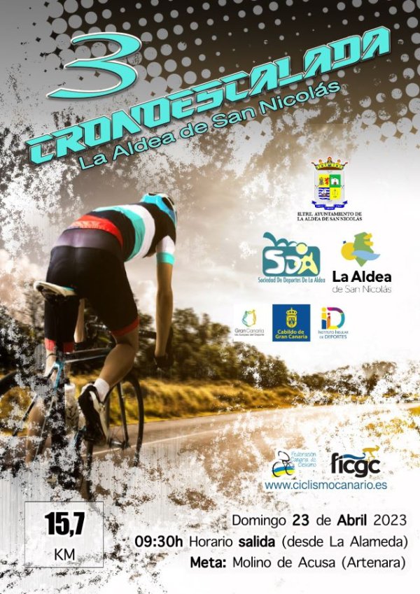 La III edición de la prueba ciclista Cronoescalada La Aldea contará con 79 participantes