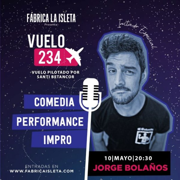 Fábrica La Isleta sigue con el &#039;Vuelo 234&#039; y para este martes recibirán a &#039;Jorge Bolaños&#039;