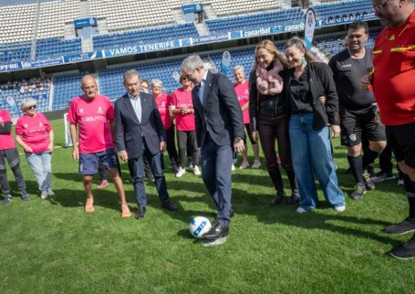 Clavijo destaca la práctica deportiva en los mayores como la mejor forma de promover el envejecimiento activo