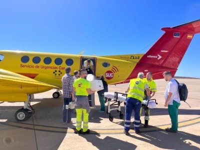 Los hospitales La Candelaria y Materno Infantil realizan con &eacute;xito su segundo traslado ECMO pedi&aacute;trico