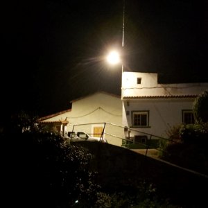 Villa de Firgas: Nuevo alumbrado led fotovoltaico en el Arrastradero