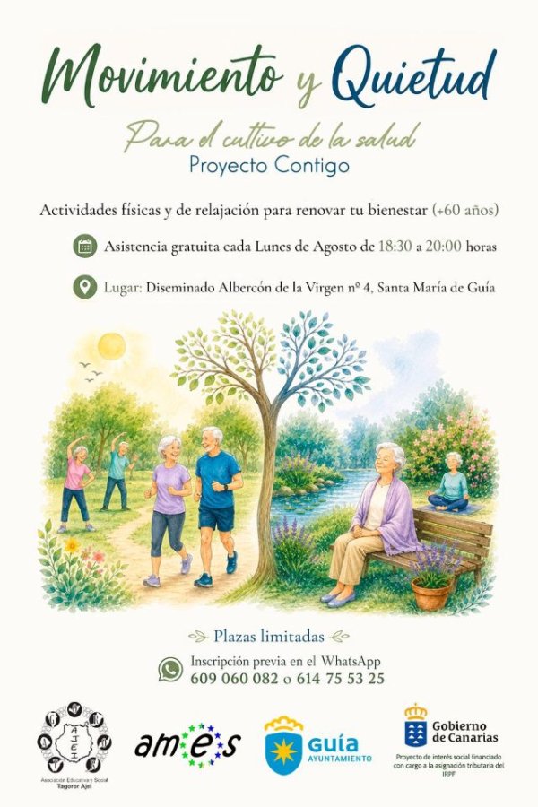 Gu&iacute;a: AES Tagoror Ajei presenta el taller "Movimiento y Quietud"