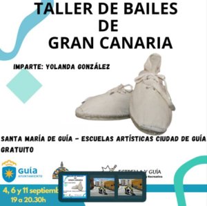 La concejalía de Cultura de Guía ofrece un nuevo taller de iniciación a los Bailes Tradicionales de Gran Canaria
