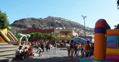 El espect&aacute;culo familiar de Vaiana y los castillos hinchables llenaron de diversi&oacute;n y magia las Fiestas de La Virgen 2026 en Gu&iacute;a