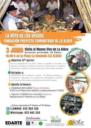 Artenara: Visita al Museo Vivo de La Aldea el pr&oacute;ximo s&aacute;bado 3 de junio de 2023