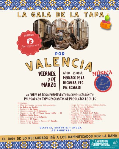 Fuerteventura se une en una gala ben&eacute;fica para apoyar a los damnificados por la DANA en Valencia