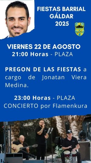G&aacute;ldar: El barrialense Jonatan Viera Medina pregonar&aacute; las fiestas de Barrial este viernes