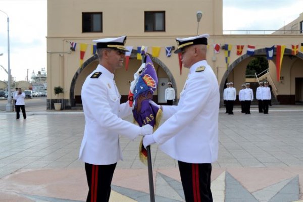 Primera visita oficial del Comandante General de la Fuerza de Infantería de Marina a la Unidad de Seguridad de Canarias