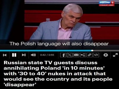 Artículo de opinión: &#039;No tomen en serio a los expertos rusos: Rusia no se está preparando para bombardear Polonia con armas nucleares&#039;