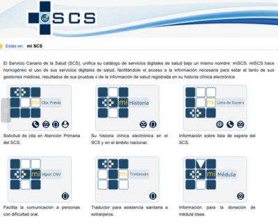 El SCS ofrece a la ciudadan&iacute;a diferentes servicios digitales a trav&eacute;s de la herramienta miSCS