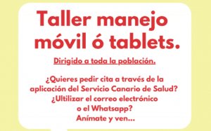 Taller de inicio al manejo de smartphones y tablets en Valleseco