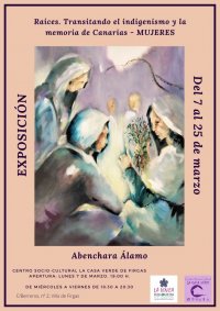 Villa de Firgas: Muestra pict&oacute;rica de Abenchara &Aacute;lamo en la Casa Verde