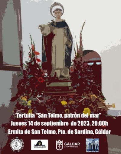 G&aacute;ldar: La Ermita del Puerto de Sardina acoge la primera tertulia 'San Telmo, Patr&oacute;n del Mar'