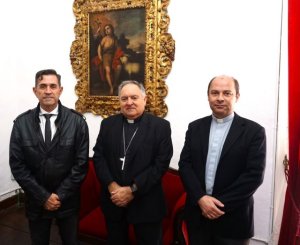 Miguel &Aacute;ngel Clavijo y Jos&eacute; Mazuelos se re&uacute;nen para abordar la situaci&oacute;n del patrimonio cultural eclesi&aacute;stico