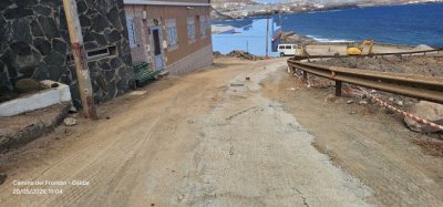 Las obras del Camino al Frontón de Gáldar llevan más de dos meses paralizadas a la espera del proyecto modificado