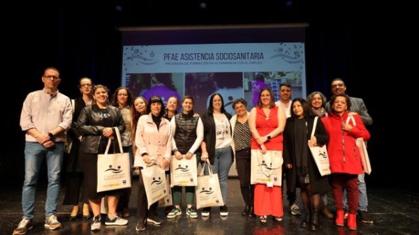 Acto de clausura del PFAE Asistencia Sociosanitaria de Valleseco