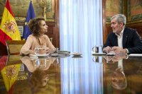 Clavijo logra el compromiso de Montero para desatascar las partidas claves de la Agenda Canaria