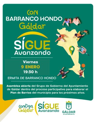 G&aacute;ldar celebra su cuarta asamblea vecinal en Barranco Hondo este viernes