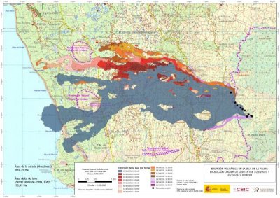 La Palma: Aumenta el nivel de emisi&oacute;n de lava por el flanco oeste