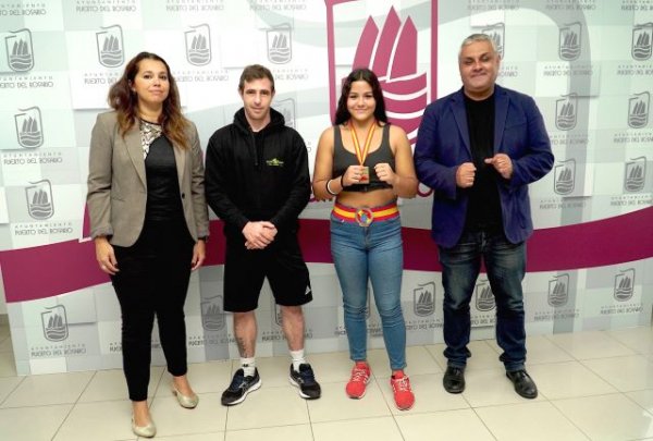 El Ayuntamiento de Puerto del Rosario felicita a la majorera Kiara Santana que consiguió proclamarse Campeona de España de Boxeo