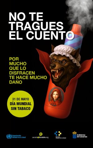 Sanidad advierte sobre el riesgo de los cigarrillos electrónicos en el Día Mundial sin Tabaco