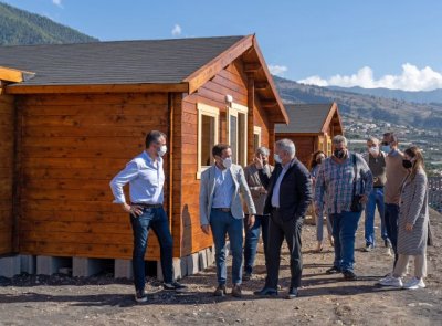 Franquis informa que el Gobierno ha adquirido 85 nuevas viviendas modulares para las familias que perdieron su casa