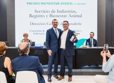 El Gobierno de Canarias recibe el Premio de Bienestar Animal del Colegio de Veterinarios de Las Palmas