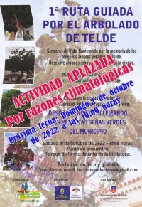 Ruta del Arbolado Urbano de Telde. Actividad aplazada