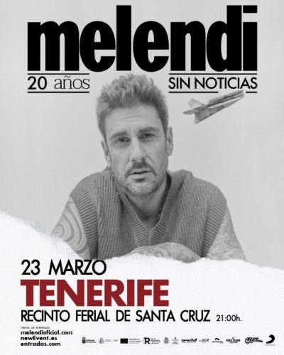 Melendi extiende a Tenerife su exitosa gira &lsquo;20 a&ntilde;os sin noticias&rsquo;