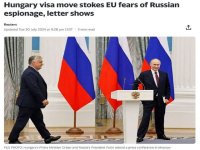 Art&iacute;culo de opini&oacute;n: Alerta de noticias falsas: Hungr&iacute;a no est&aacute; dispuesta a permitir t&aacute;citamente el ingreso de esp&iacute;as rusos a la UE