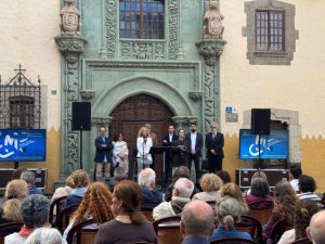 Los museos del Cabildo de Gran Canaria celebraron este 16 de mayo, en la plaza del Pilar Nuevo, el acto institucional