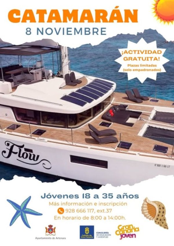Artenara: ¡Nos vamos de excursión marítima en Catamarán!