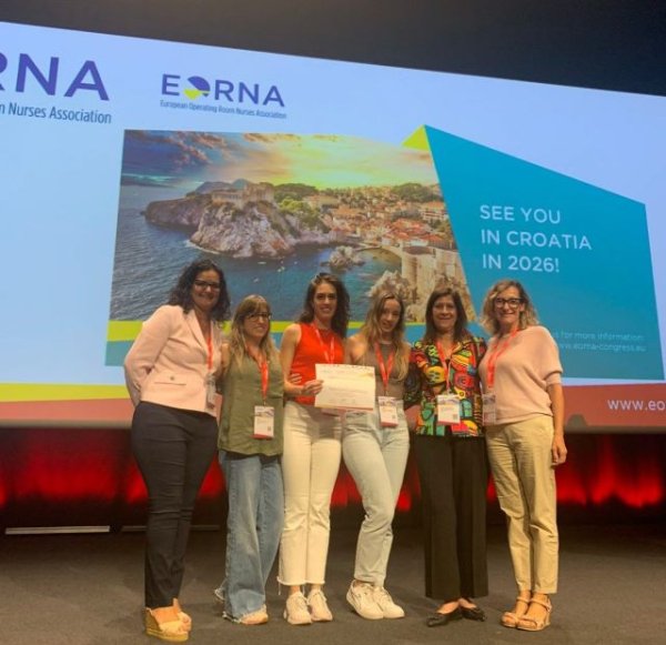 Un trabajo de cirugía robótica del HUC, premio en el Congreso Internacional de la Asociación Europea de Enfermería