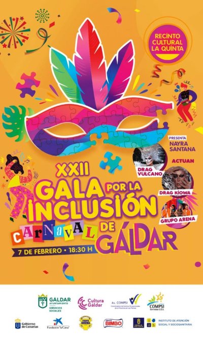 'La movida galdense' contin&uacute;a con la XXII Gala por la Inclusi&oacute;n y el Carnaval escolar