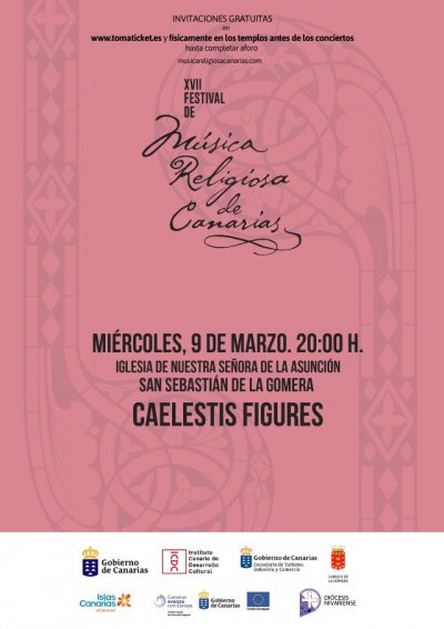 El Festival de Música Religiosa de Canarias inicia su itinerario en La Gomera con el concierto ‘Caelestis Figures’