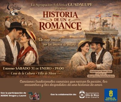La Agrupaci&oacute;n Folcl&oacute;rica Guadalupe presenta el espect&aacute;culo &ldquo;Historia de un Romance&rdquo; en la Villa de Moya