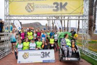 El Cabildo celebra la carrera más inclusiva del año con la participación de 1.500 personas en la 3K Gran Canaria Accesible