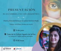 Ver&oacute;nica Pav&eacute;s, presenta su libro &lsquo;Blas Cabrera: una vida magn&eacute;tica&rsquo; en Lanzarote
