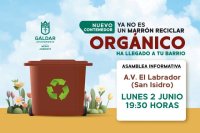 Gáldar: Asamblea informativa en San Isidro este lunes para continuar con la implantación del contenedor marrón