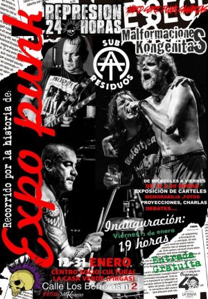 La Casa Verde de Firgas acoge la Exposición “Recorrido por la historia de: HardCore Punk en La Gran Canalla”