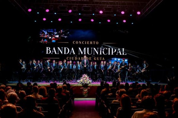 Gu&iacute;a: La Banda Municipal Ciudad de Gu&iacute;a volvi&oacute; a brillar en su concierto especial de las fiestas patronales de La Virgen