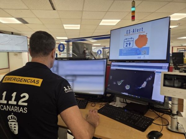 El Gobierno prueba el sistema ES-Alert de aviso a la poblaci&oacute;n ante emergencias el 29 de abril en Gran Canaria