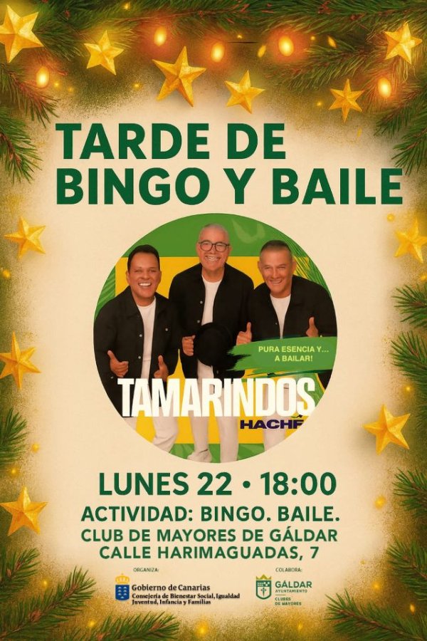 El Club de Mayores de G&aacute;ldar celebra una &ldquo;Tarde de Bingo y Baile&rdquo; el pr&oacute;ximo lunes