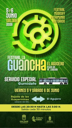 G&aacute;ldar: Guaguas Gumidafe refuerza el servicio de transporte p&uacute;blico para el Festival La Guancha