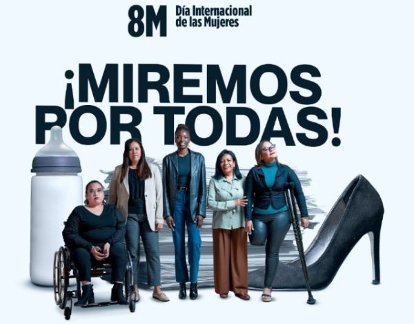 &ldquo;Miremos por todas&rdquo;, lema de la campa&ntilde;a institucional del Gobierno de Canarias y los cabildos por el 8M
